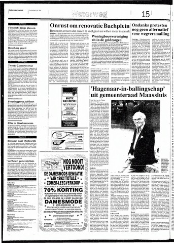 Rotterdamsch Nieuwsblad / Schiedamsche Courant / Rotterdams Dagblad / Waterweg / Algemeen Dagblad 1992-07-02