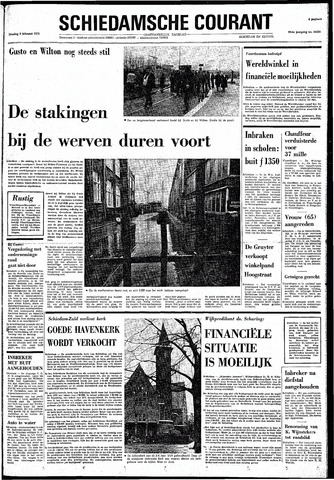 Rotterdamsch Nieuwsblad / Schiedamsche Courant / Rotterdams Dagblad / Waterweg / Algemeen Dagblad 1972-02-08