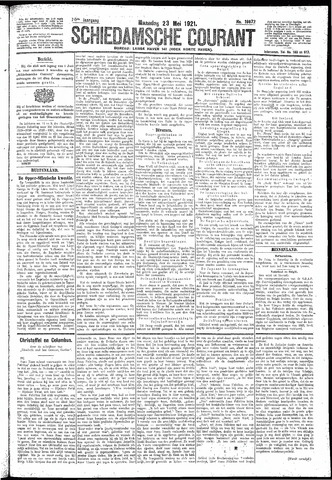 Schiedamsche Courant 1921-05-23