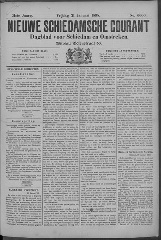 Nieuwe Schiedamsche Courant 1898-01-21