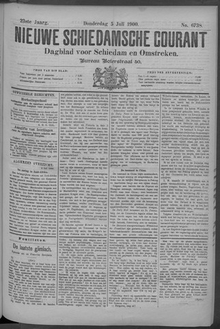 Nieuwe Schiedamsche Courant 1900-07-05