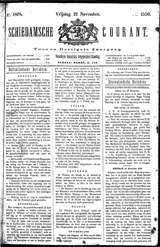 Schiedamsche Courant 1878-11-22