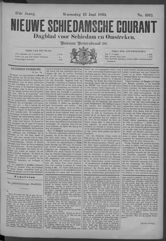 Nieuwe Schiedamsche Courant 1894-06-13