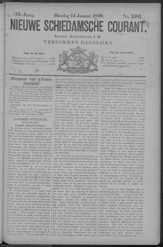 Nieuwe Schiedamsche Courant 1890-01-14