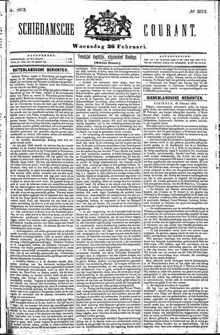 Schiedamsche Courant 1873-02-26