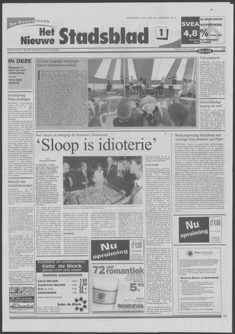 Het Nieuwe Stadsblad 1999-07-07
