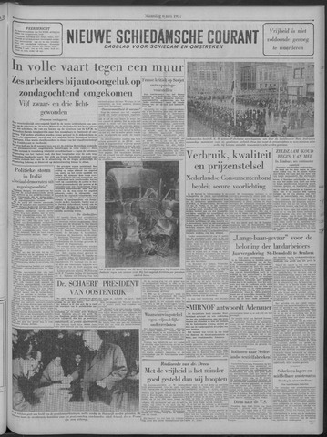 Nieuwe Schiedamsche Courant 1957-05-06