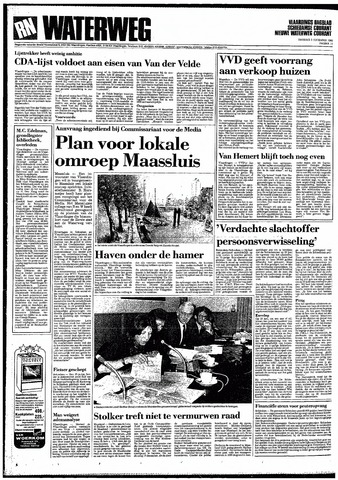 Rotterdamsch Nieuwsblad / Schiedamsche Courant / Rotterdams Dagblad / Waterweg / Algemeen Dagblad 1989-12-05