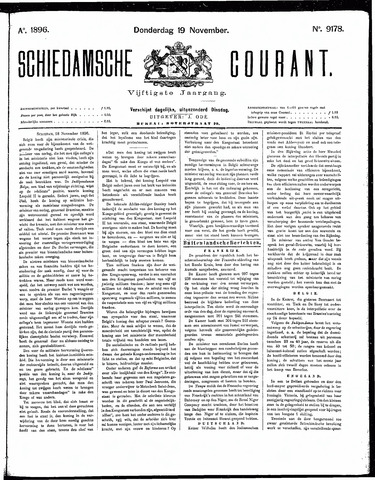 Schiedamsche Courant 1896-11-19
