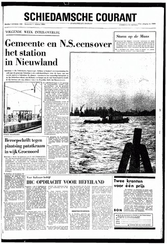 Rotterdamsch Nieuwsblad / Schiedamsche Courant / Rotterdams Dagblad / Waterweg / Algemeen Dagblad 1969-11-04