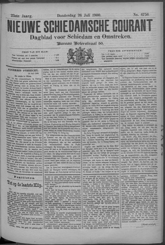 Nieuwe Schiedamsche Courant 1900-07-26