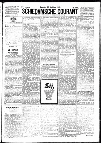 Schiedamsche Courant 1918-10-28