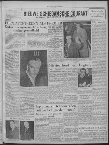 Nieuwe Schiedamsche Courant 1957-01-10