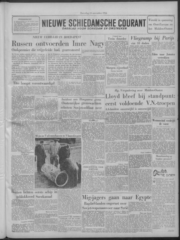 Nieuwe Schiedamsche Courant 1956-11-24