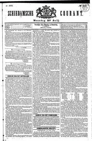 Schiedamsche Courant 1863-07-27