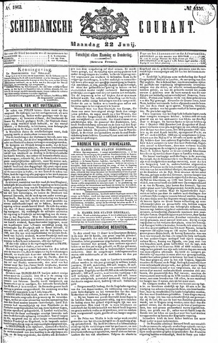 Schiedamsche Courant 1863-06-22