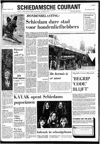 Rotterdamsch Nieuwsblad / Schiedamsche Courant / Rotterdams Dagblad / Waterweg / Algemeen Dagblad 1973-08-04