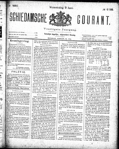 Schiedamsche Courant 1886-06-09