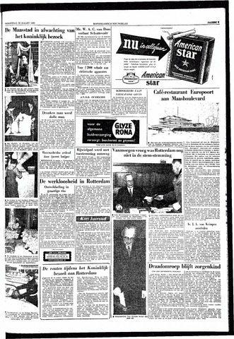 Rotterdamsch Nieuwsblad / Schiedamsche Courant / Rotterdams Dagblad / Waterweg / Algemeen Dagblad 1958-03-26