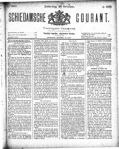 Schiedamsche Courant 1886-10-30