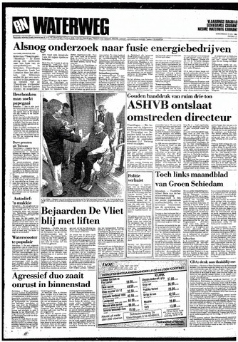 Rotterdamsch Nieuwsblad / Schiedamsche Courant / Rotterdams Dagblad / Waterweg / Algemeen Dagblad 1989-07-06