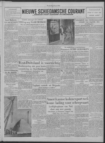Nieuwe Schiedamsche Courant 1956-05-31