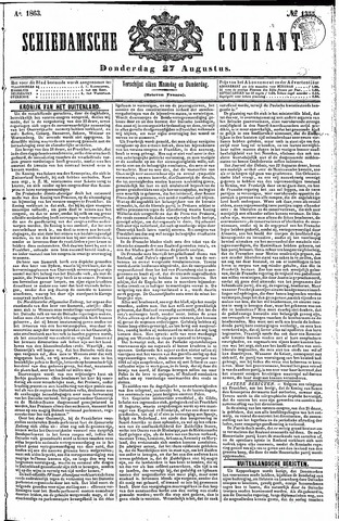 Schiedamsche Courant 1863-08-27