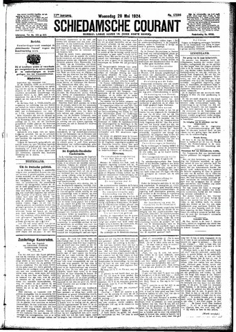 Schiedamsche Courant 1924-05-28