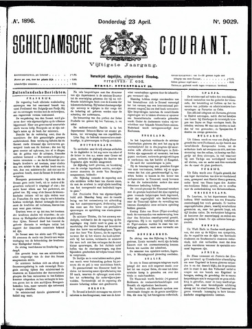 Schiedamsche Courant 1896-04-23