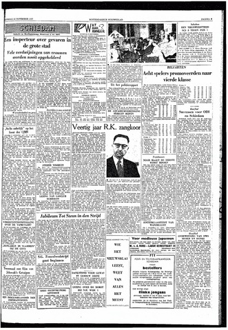 Rotterdamsch Nieuwsblad / Schiedamsche Courant / Rotterdams Dagblad / Waterweg / Algemeen Dagblad 1957-11-12