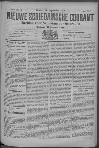 Nieuwe Schiedamsche Courant 1900-09-30