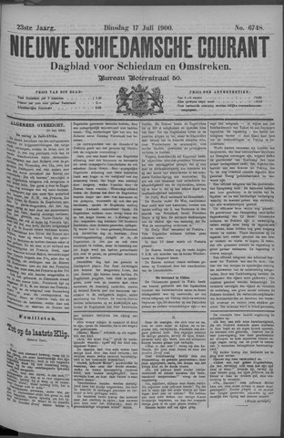 Nieuwe Schiedamsche Courant 1900-07-17