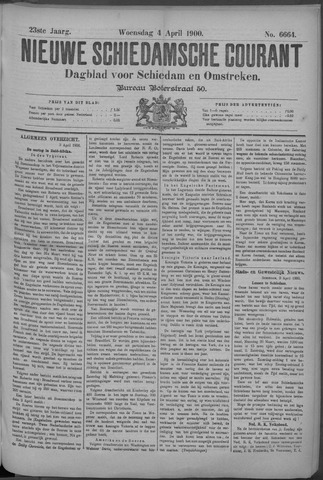 Nieuwe Schiedamsche Courant 1900-04-04