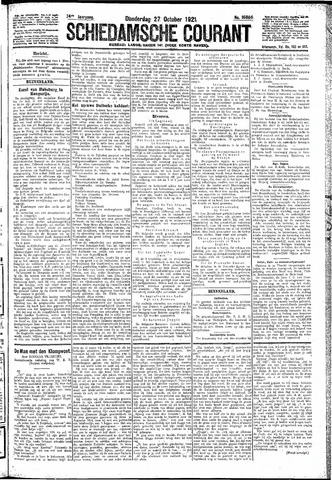 Schiedamsche Courant 1921-10-27