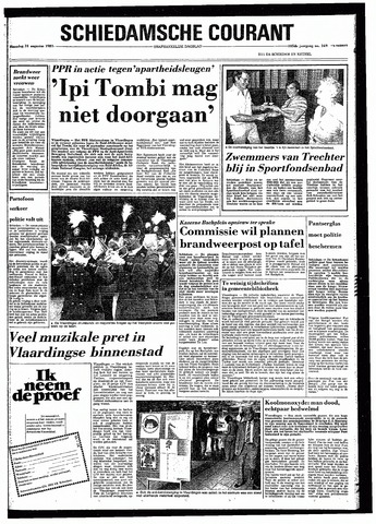 Rotterdamsch Nieuwsblad / Schiedamsche Courant / Rotterdams Dagblad / Waterweg / Algemeen Dagblad 1981-08-31