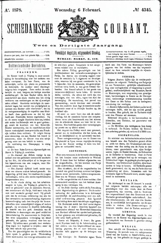 Schiedamsche Courant 1878-02-06