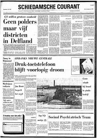 Rotterdamsch Nieuwsblad / Schiedamsche Courant / Rotterdams Dagblad / Waterweg / Algemeen Dagblad 1973-07-04