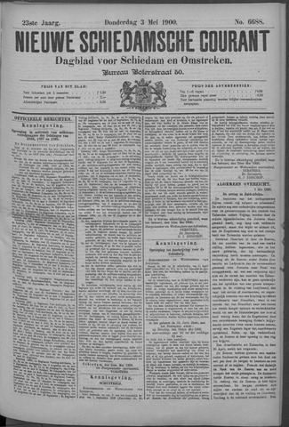 Nieuwe Schiedamsche Courant 1900-05-03
