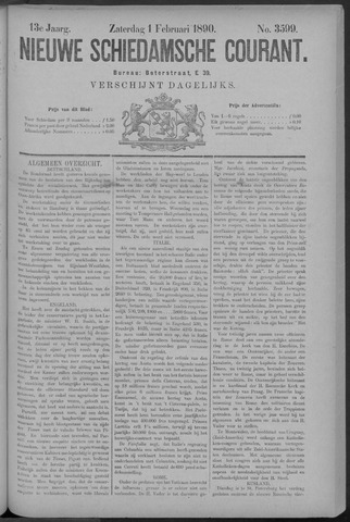 Nieuwe Schiedamsche Courant 1890-02-01