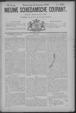 Nieuwe Schiedamsche Courant 1890-08-14