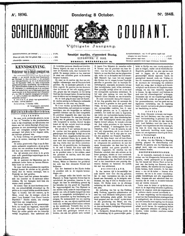 Schiedamsche Courant 1896-10-08