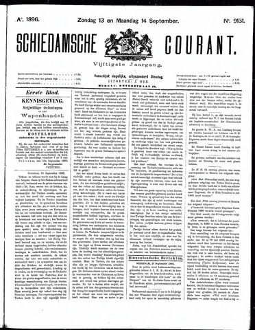 Schiedamsche Courant 1896-09-14