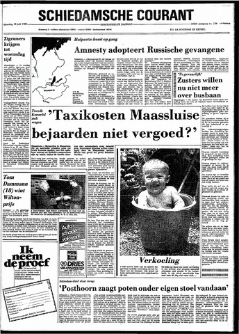 Rotterdamsch Nieuwsblad / Schiedamsche Courant / Rotterdams Dagblad / Waterweg / Algemeen Dagblad 1981-07-13