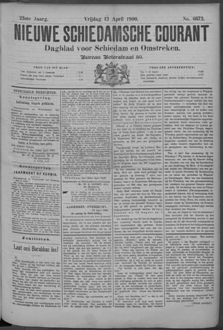 Nieuwe Schiedamsche Courant 1900-04-13