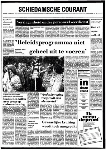 Rotterdamsch Nieuwsblad / Schiedamsche Courant / Rotterdams Dagblad / Waterweg / Algemeen Dagblad 1981-09-21