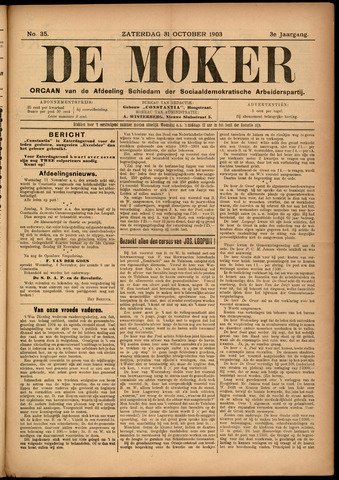 De Moker 1903-10-31