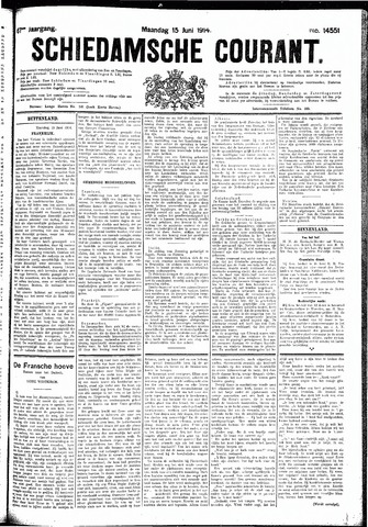 Schiedamsche Courant 1914-06-15