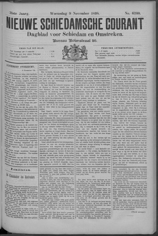 Nieuwe Schiedamsche Courant 1898-11-09