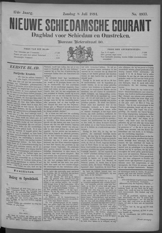 Nieuwe Schiedamsche Courant 1894-07-08