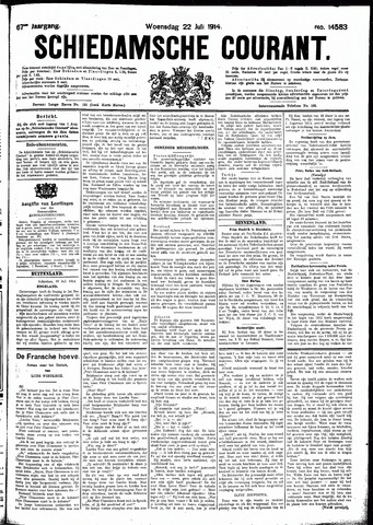 Schiedamsche Courant 1914-07-22